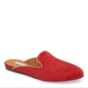 NWT Veronica Beard red mules size 39